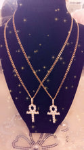 Load image into Gallery viewer, Ankh Cuban Link Stainless Steel Necklace
