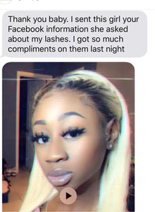 Glitzy Glamorous 5D lashes