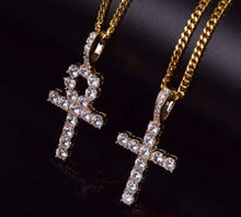 Load image into Gallery viewer, Ankh Cuban Link Stainless Steel Necklace

